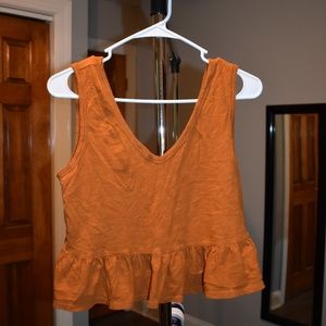 Size Small Burnt Orange Wild Fable Crop Tank